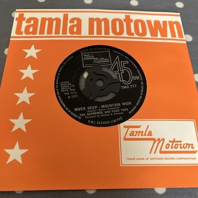 The Supremes & The Four Tops - River Deep Mountain High - UK 1970 Motown Single