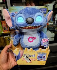 Disney Stitch Many Moods Interactive 50 Sound Effects LCD Eyes Stitch Plush Z3