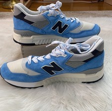 New Balance Men’s Rare Light Blue J Crew X 998 USA Sneakers Size 9 New No Box