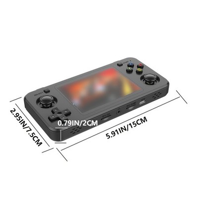 R36H Retro Handheld Game Console with 3.5-Inch IPS Screen and 1GB RAM