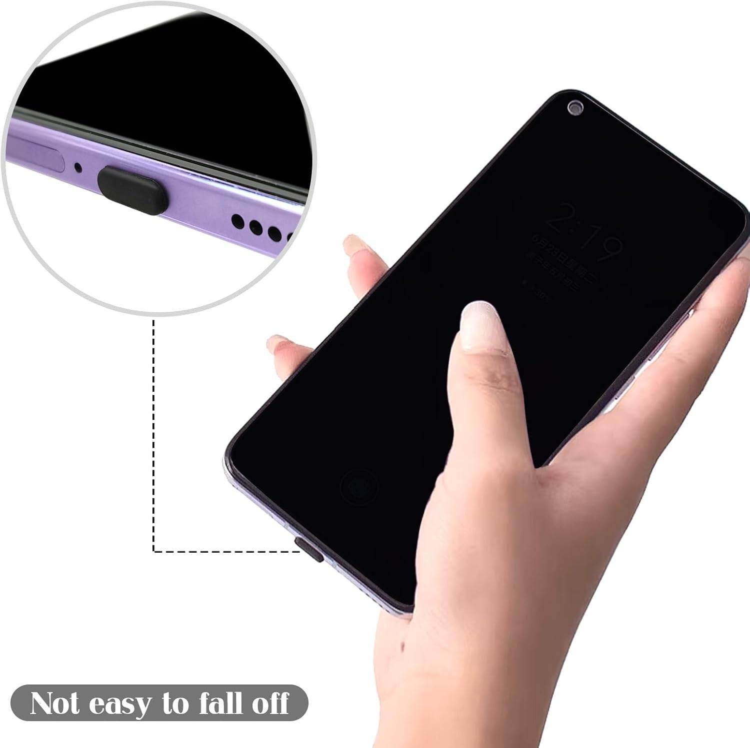 Quacc 12pcs USB Type C Anti Dust Cap Cover Port Plugs Protector Compatible... 