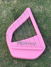 22 String Pink Lute Lyre Harp | Portable Celt...