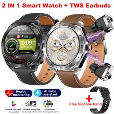Smart Watch with Earbuds Men Smartwatch 2 in ...