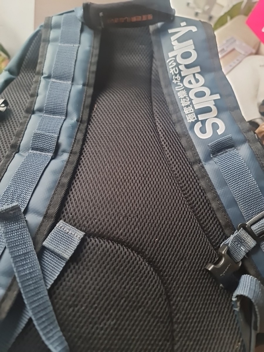 Superdry Rucksack Backpack Vintage Stiff Blue Bag - Super Dry