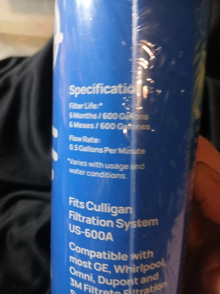 Culligan D-40A White Under Sink Replacement Water Filter Cartridge, Pack of 1 - Image 3 of 4