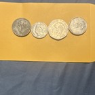 Mixed Lot of 4 Mexican Coins 1 Peso 1973, 50 Centavos, 5 Pesos 1981 — photo 1