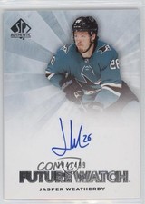 2021 SP Authentic 2011-12 Retro Future Watch Autos Jasper Weatherby Auto 11jd