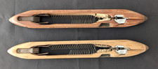 2 alte Weber Schiffchen für Webstuhl Holz Schmeing 3/77 HONEX 601RSH Vintage