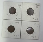 Lot of 4 Lincoln Wheat Cent Penny 1932-D 1922-D 1923-S 1933-D #10