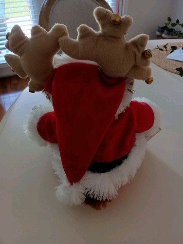 PBC Chantilly Lane Musical 10" Jethro the Reindeer Sings "Jingle Bell Rock" MINT - Picture 6 of 14