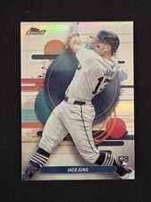 Topps 2025 Finest Uncommon Refractor Rookie Jace Jung #191 Tigers