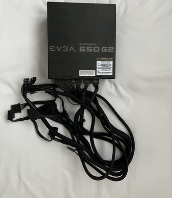 EVGA SuperNOVA 650 G2 650W 80 Plus Gold Fully-Modular Power Supply PSU