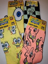 New SpongeBob 4 Pair Socks