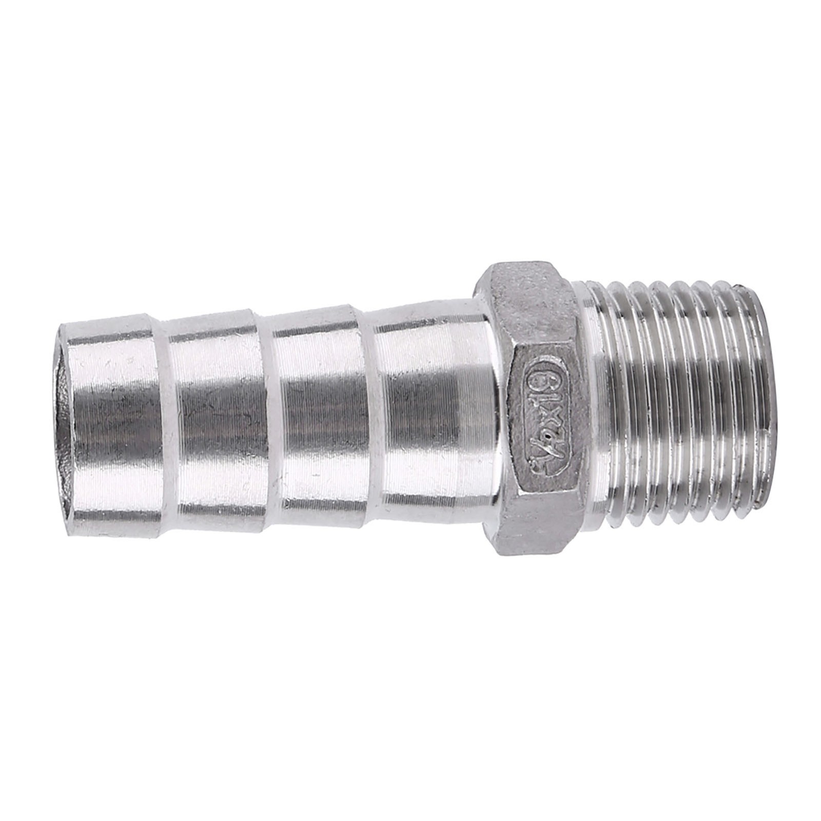 Stainless Steel Barb Hose Connectors Durable For Plumbing