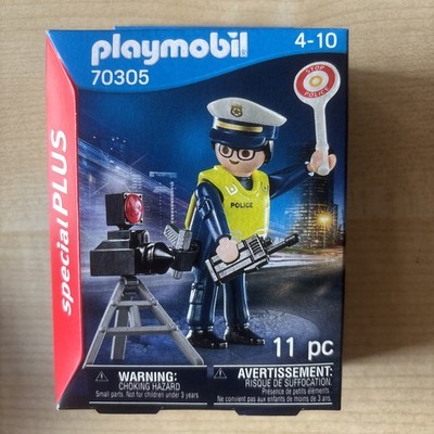Playmobil Special PLUS 70305 Polizei mit Radarfalle Blitzer Polizist Neu und OVP