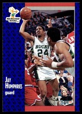 1991-92 Fleer Jay Humphries Milwaukee Bucks #116
