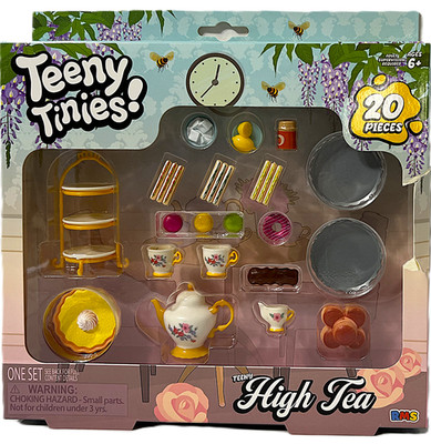 Teeny Tinies Teeny High Tea Party Mini Food Playset Toy Doll/Dollhouse Miniature