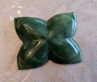 Hand Carved Gemstone for pendant  Unsure if Jade Jadeite Aventorine or Other