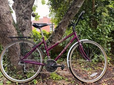 Raleigh Pioneer Classic Ladies Bike 19" Medium Purple Commuter POSTAGE Womens