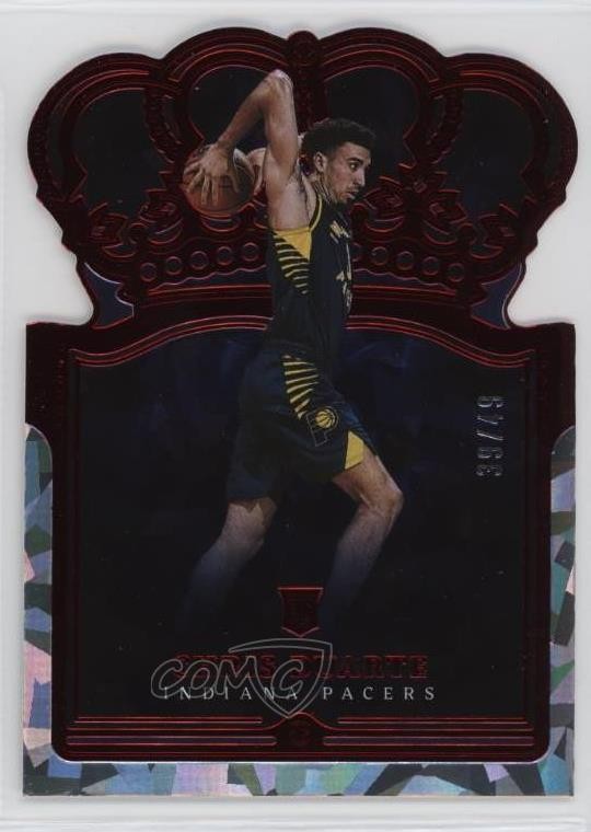 2021-22 Panini Crown Royale Red Crystal 39/49 Chris Duarte #81 Rookie RC 10ln