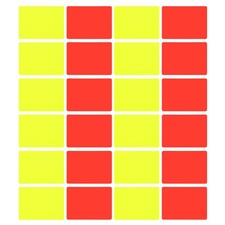 24pcs Football Referee Card Sets: Soccer Warning Ejection Delay Red and Yellow