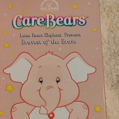 Care Bears Lotsa Heart Elephant Bravest of the Brave VHS 2004 NR NTSC FS