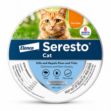 Seresto Flea & Tick Collar for Cats – 8 Month Protection – NEW