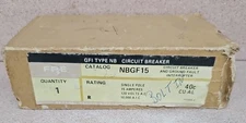 New Take Out FEDERAL PACIFIC FPE NBGF15 BOLT-ON 15 AMP 1P NBGF115 GFI CIRCUIT