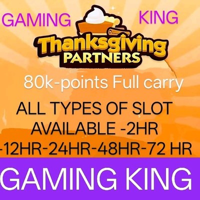 1x Slot Take Time Up To -72HR Thanksgiving Partner Event( Mono_poly Go STICKERS)