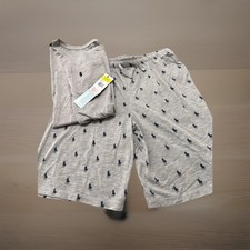 POLO RALPH LAUREN Boys Pajama Set. T-Shirt  Matching Short. Size XL Ages 13-15.