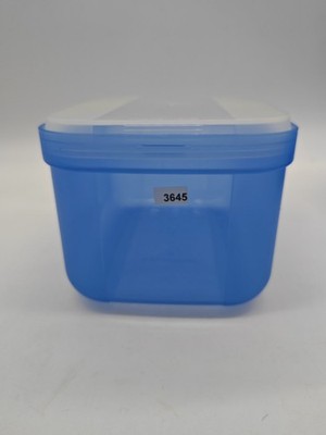 Tupperware Vorratsbehälter Swingbox 2,2 L Blau/Transparent Kippdeckel Swing-Box