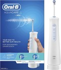 Oral-B AquaCare 4 OxyJet Portable Cordless Water Flosser by Braun White