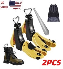2X Shoe Stretcher Women Men Professional Boot Stretcher Adjustable Width Length