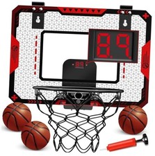 Indoor Basketball Hoop for Kids 5 6 7 8 9 10 Years Indoor Basketball Hoop-red