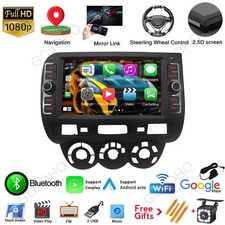 Apple CarPlay For Honda Fit Jazz 2004-2007 Radio Android 13 Car Stereo GPS Navi