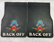Vintage 1976 Looney Tunes Yosemite Sam Back Off Truck Mud Guards Flaps 10 X 14 Vintage 1976 Looney Tunes Yosemite Sam Back Off Truck Mud Guards Flaps 10 X 14