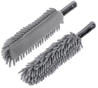 2X FelgenbüRste Felgenschwamm Felgenreiniger WaschbüRste Microfaser Chenille
