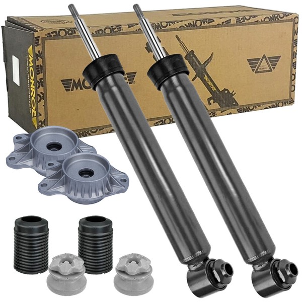 2X Monroe StoßDäMpfer + Domlager Service-Kit Hinten FüR BMW 5 F11 Touring-image