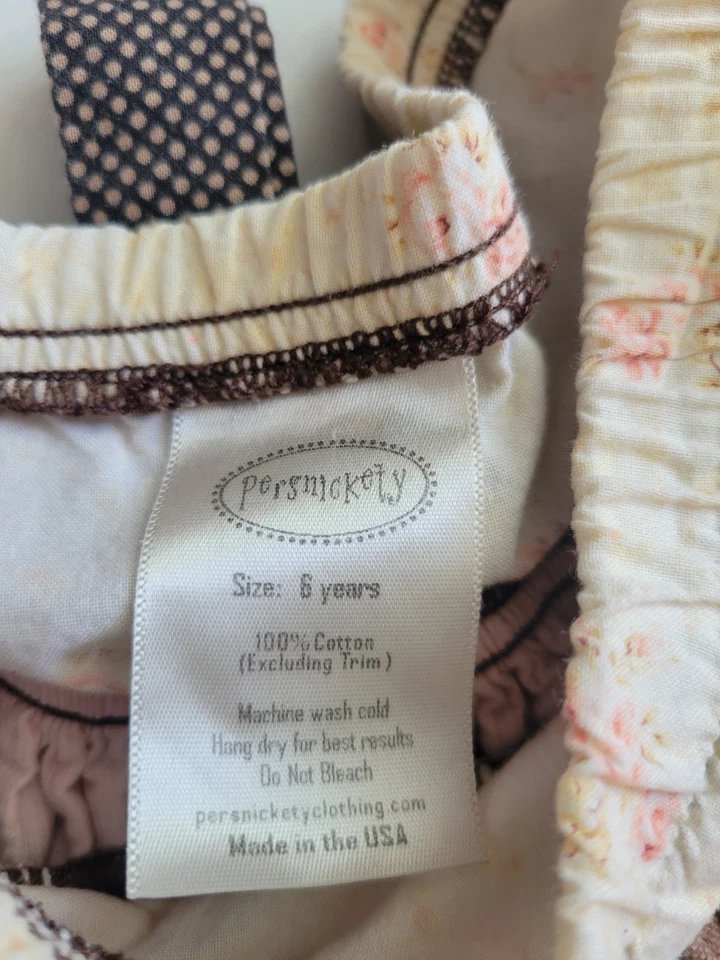 Falda de Otoño Persnickety Niñas Talla 6 Búhos Multi Tela Hecha en EE. UU. Foto 2 de 4