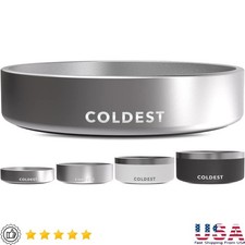 Triple Wall Insulated Stainless Steel Dog Bowl Non-Slip Anti-Spill Easy Clean US