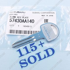 Oem Genuine New Subaru Steel Key Blank Legacy Impreza Loyale Outback 57430aa140