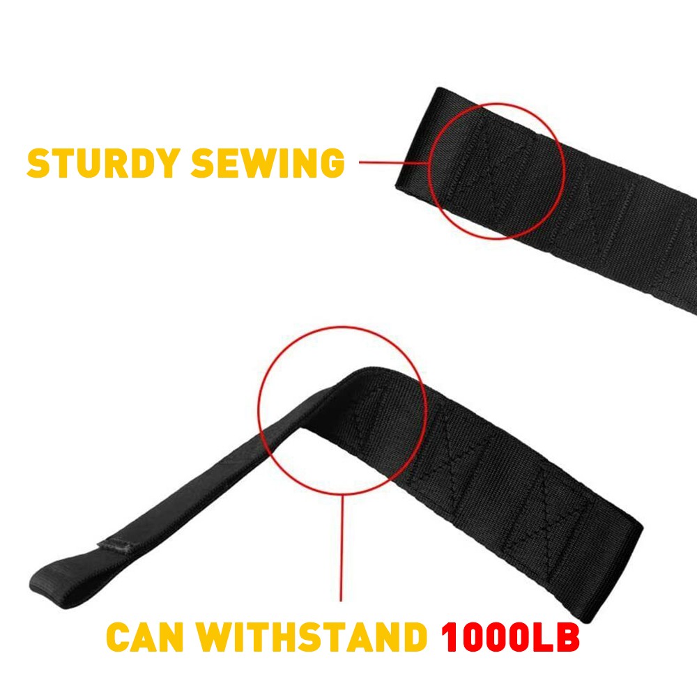 For Jeep Wrangler CJ YJ TJ JK JKU SUV PAIR Black Door Limiting Check Strap Firm