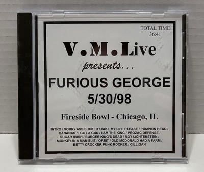 V.M. Live Presents Furious George 5/30/98 Fireside Bowl: CD VML Records 1998