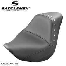 SEAT SADDLEMEN Renegade Deluxe KAWASAKI K06-11-001 Solo Seat Black Saddlegel