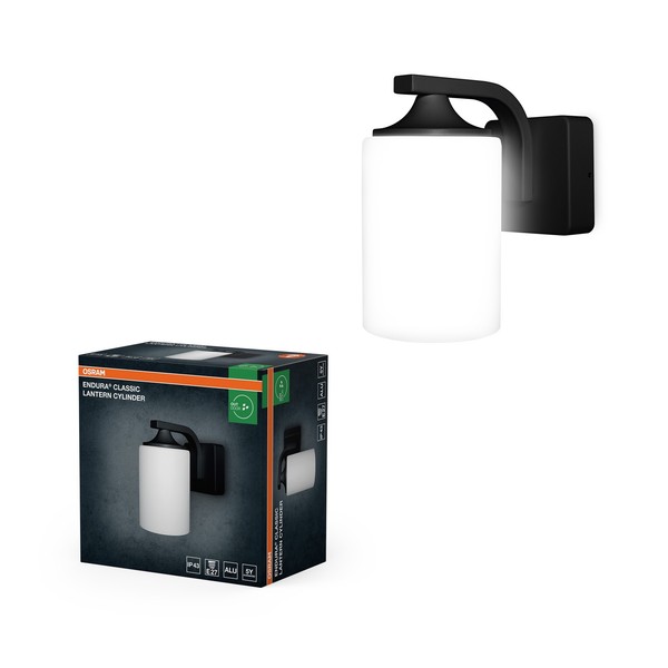 Osram AußEnwandleuchte Fassadenleuchte Wandlampe Schwarz IP43-image