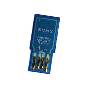 Sony 1GB Micro Vault Tiny USB Flash Drive Blue - Used