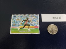 Carl Lewis Track and Field USA Superstar 1998 Republique Du Niger Stamp