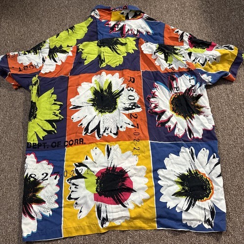 Matsuda Vintage 90's Size 50 Made In Japan Floral Pattern Rare