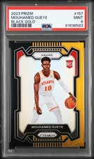 2023 Panini Prizm Black Gold Prizm #157 Mouhamed Gueye 5/5 Psa 9
