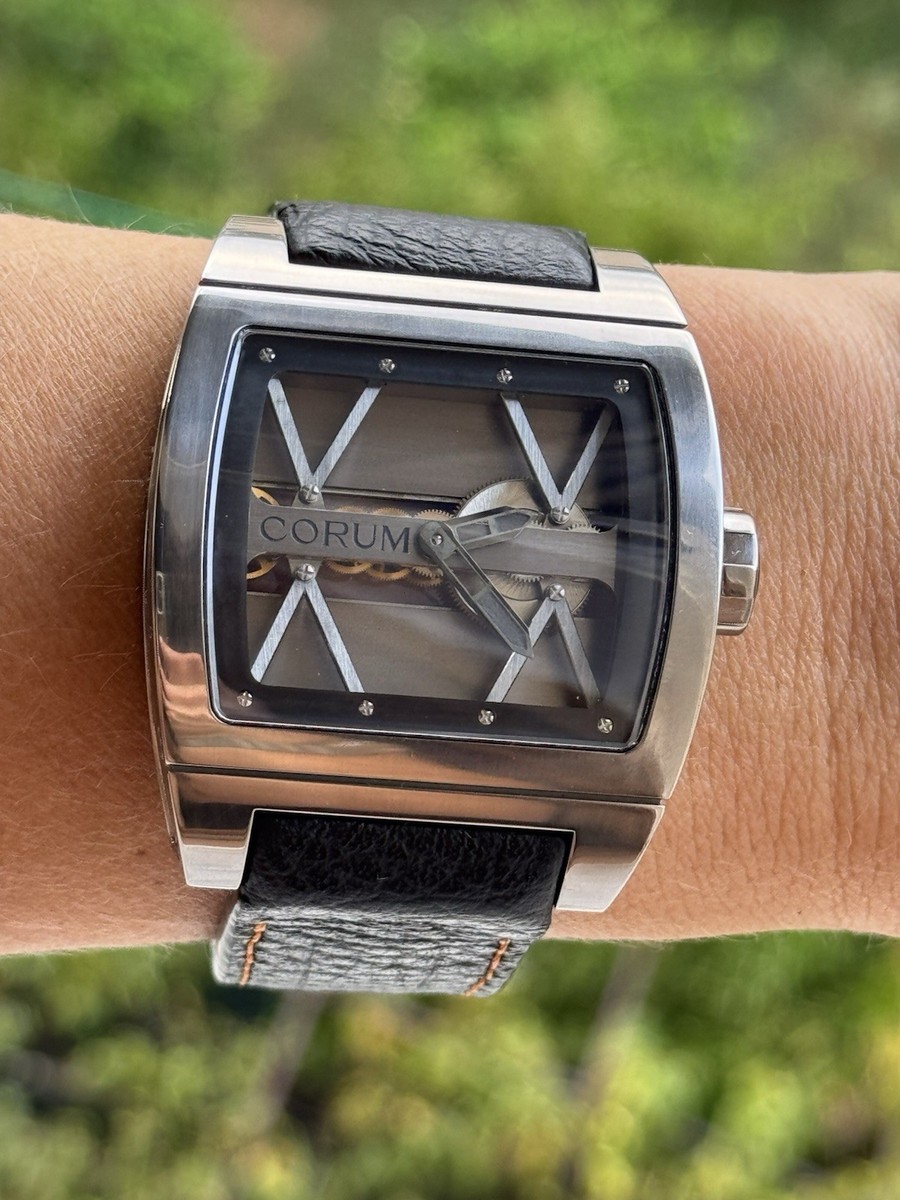 Corum Dual Ti-Bridge Watch Skeleton Dial Limited 42mm Swiss